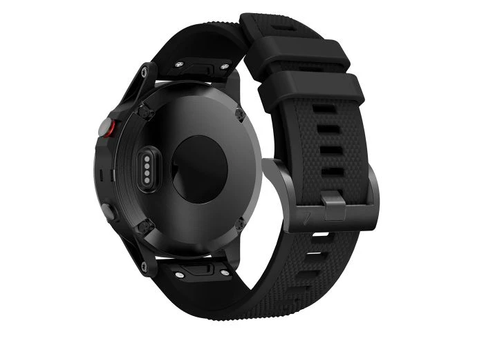 Garmin Fenix 6/Fenix 5 Plus/Fenix 5 - Silikonerem 22mm - Juterbar længde - Sort