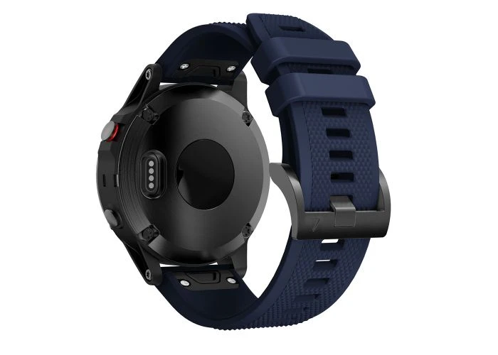 Garmin Fenix 6/Fenix 5 Plus/Fenix 5 - Silikonerem 22mm - Juterbar længde - Marineblå