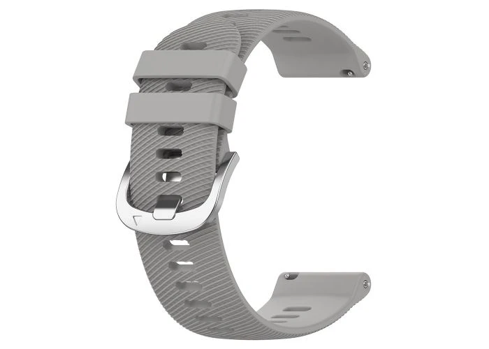 Garmin Forerunner 570 42mm / D2 Air X10 - Silikone urrem 20mm - Lysegrå