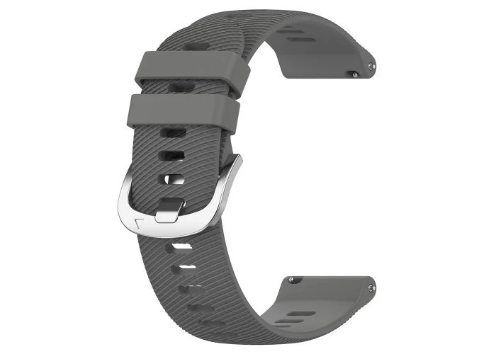 Garmin Forerunner 570 42mm / D2 Air X10 - Silikone urrem 20mm - Mørkegrå