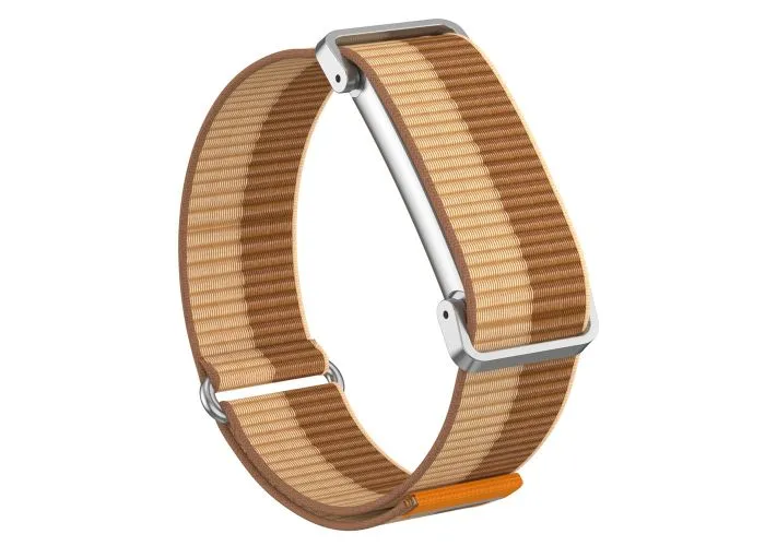 Google Fitbit Air - Urrem i nylon tekstil med metal urkasse - Brun