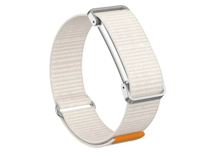 Google Fitbit Air - Urrem i nylon tekstil med metal urkasse - Creme