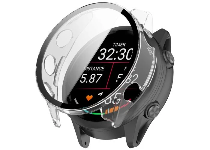 Garmin Forerunner 570 42mm - Cover med Skærmbeskyttelse - Transparent