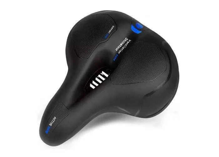 Active ergonomisk cykelsadel - Vandtæt - Air-Flow - Blå