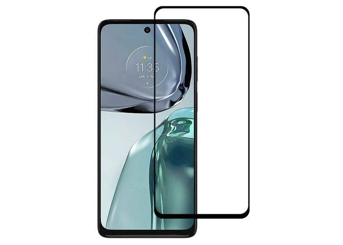 Motorola G75 - Ultraklar hærdet beskyttelsesglas med komplet dækning