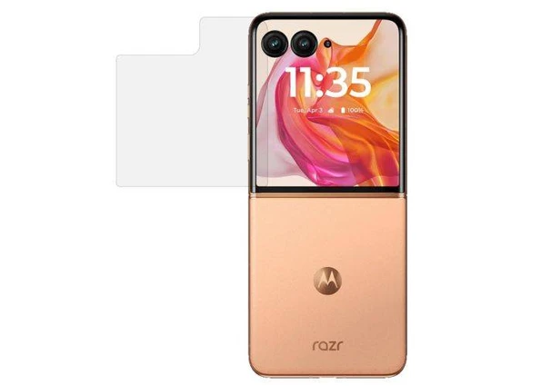 Motorola razr 60 Ultra - Azmaro Premium hærdet beskyttelsesglas - Komplet dækning