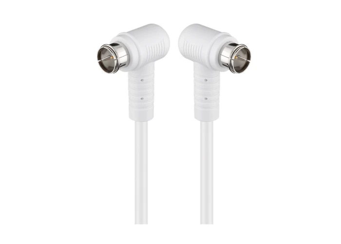 High Grade Vinklet Antenne Quick F-Kabel - Hun/Hun - 1.5 m