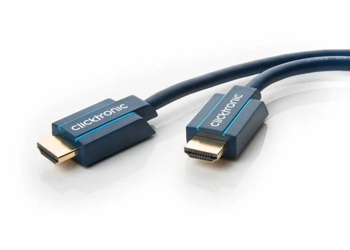 Clicktronic 2.0 HDR High Speed HDMI kabel med Ethernet - 3 m