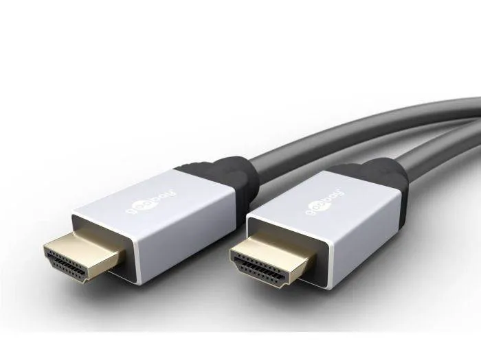 Goobay High Speed 2.0 HDMI kabel med Ethernet - 4K / 60 Hz - 1 m