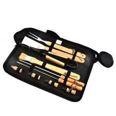 Grill/Barbecue sæt med 10 dele m/opbevaringsbox