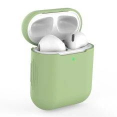 Apple AirPods - Silikone beskyttelses cover til opladerbox - Lysegrøn