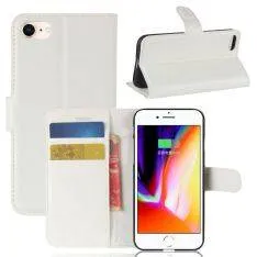 iPhone SE 3 5G (2022) / SE 2020 / iPhone 8/7 - læder cover / pung - Hvid
