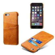 iPhone 6 Plus / 6S Plus - Læder Hardcover m/kortslots - Orange