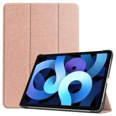 iPad Air 11 (2024/2025/2026) / iPad Air 10.9 (2022/2020) - Tri-Fold læder cover - Rosa guld