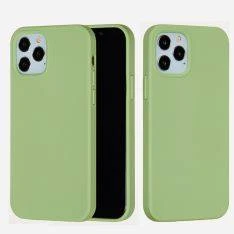 iPhone 12 mini - Azmaro Tyndt Silikone cover - Lysegrøn
