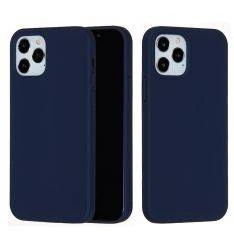 iPhone 12 Pro Max - Azmaro Tyndt Silikone cover - Marineblå