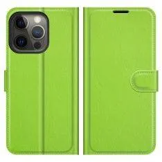 iPhone 13 Pro - Læder cover / pung - Grøn