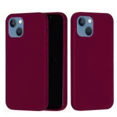 iPhone 13 mini - Azmaro Tyndt Silikone cover - Vinrød