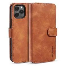 iPhone 13 - DG. MING Retro læder cover / pung - Brun