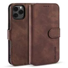 iPhone 13 - DG. MING Retro læder cover / pung - Kaffe