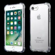 iPhone SE 3 5G (2022) / SE 2020 / iPhone 8/7 - Krystal klar Hybrid Hard cover/etui - Transparent