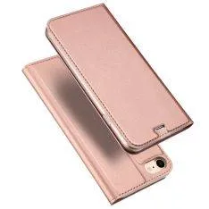 iPhone SE 3 5G (2022) / SE 2020 / iPhone 8/7 - DUX DUCIS skin pro læder cover - Rosa