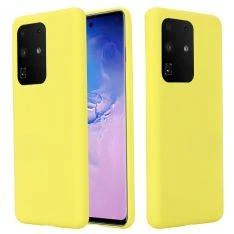 Samsung Galaxy S20 Ultra - Azmaro Tyndt Silikone cover - Gul