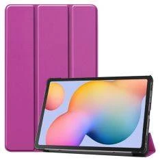 Samsung Galaxy Tab S6 Lite - Tri-Fold læder cover - Lilla