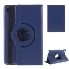 Samsung Galaxy Tab A7 10.4 (2020/2022) - Læder cover 360 grader roterbar - Mørkeblå