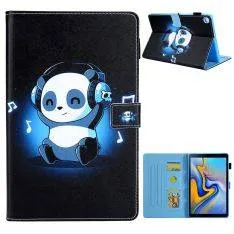 Samsung Galaxy Tab A7 10.4 (2020) - Læder cover / taske i printet design - Panda