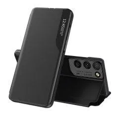Samsung Galaxy S21 Ultra 5G - Læder View Window cover - Sort