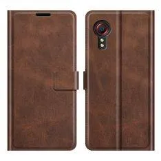 Samsung Galaxy Xcover 5 - Classic læder cover / pung - Brun