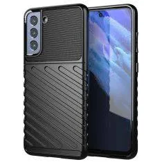 Samsung Galaxy S21 FE 5G - Thunder Series gummi cover - Sort