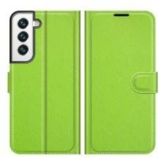 Samsung Galaxy S22 Plus 5G - Læder cover / pung - Grøn