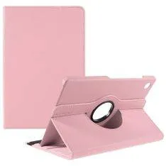 Samsung Galaxy Tab A8 (2021) - Læder cover 360 grader roterbart - Pink