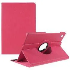 Samsung Galaxy Tab A8 (2021) - Læder cover 360 grader roterbart - Rosa