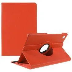 Samsung Galaxy Tab A8 (2021) - Læder cover 360 grader roterbart - Orange