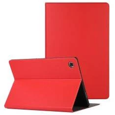 Samsung Galaxy Tab A8 10.5 (2021) - Slim flip læder cover - Rød