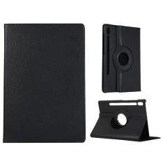 Samsung Galaxy Tab S10 FE / S10 Lite / S9 FE / S9 / S8 - Læder cover 360 grader roterbar - Sort