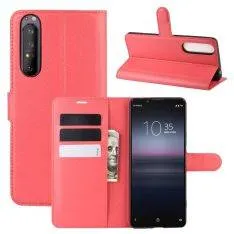 Sony Xperia 1 II - Læder cover / pung - Rød