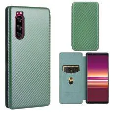 Sony Xperia 5 II - Cover i børstet design - Grøn