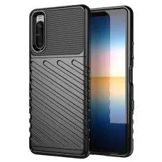 Sony Xperia 10 III - Thunder Series gummi cover - Sort