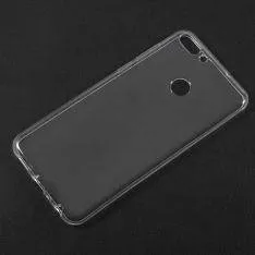 Huawei P Smart - Ultra tynd blød gummi cover / etui - Transparent