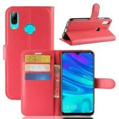 Huawei P30 Lite - Læder cover / pung - Rød