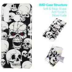 Huawei P30 Lite / P30 Lite New Edition - Selvlysende gummi cover med print - Cool Skulls
