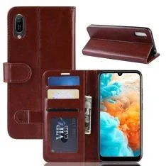 Huawei Y6 (2019) / Y6s (2019) - Læder cover / pung - Brun