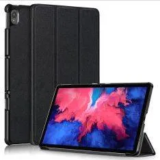 Lenovo Tab P11 / Tab P11 Plus - Tri-Fold læder cover - wake up/sleep funktion - Sort