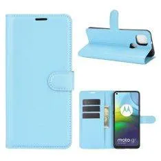 Motorola G9 Power - Læder cover / pung - Blå