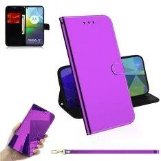 Motorola G9 Power - Mirror Læder cover / pung - Lilla