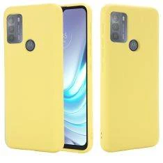 Motorola G50 - Azmaro Tyndt Silikone cover - Gul